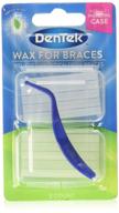 🦷 dentek braces wax pack - 24 count logo