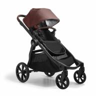 eco-friendly baby jogger® city select® 2 single-to-double modular stroller - pure mulberry logo
