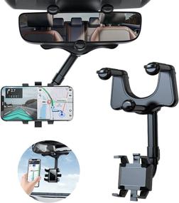 img 4 attached to Rotatable Retractable 2022【Nēw_Version】Multifunctional Rearview Universal