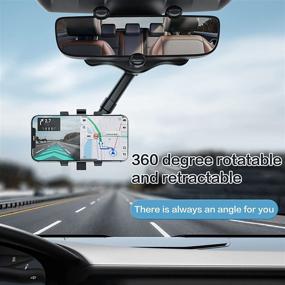 img 2 attached to Rotatable Retractable 2022【Nēw_Version】Multifunctional Rearview Universal