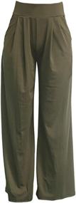 img 3 attached to SHINFY Pleated Lounge Pants Women Women's Clothing and Lingerie, Sleep & Lounge