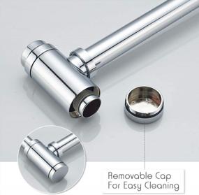 img 2 attached to High-Quality ROVATE Round Bottle Trap For Efficient Basin Sink Waste Drain, With Zinc Alloy Material And Polished Chrome Finish