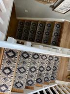 img 1 attached to Stylish & Safe: Sussexhome Carpet Stair Treads For Wooden Steps - 4-Pack Of Self-Adhesive, Pet & Kid-Friendly Indoor Treads To Prevent Slipping review by Brian Weese