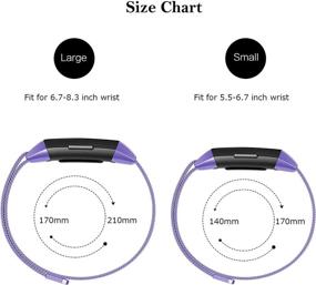 img 2 attached to 📈 Enhance Fitbit Charge 4 with 3 Metal Bands for Wellness & Relaxation