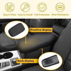 img 3 attached to 🚗 Enhance Your Ford Bronco Sport's Comfort with Kingsboomy Center Console Armrest Cover - 2021-2022, Soft Cushioned Pad, Scratch Resistant, Automotive Interior Accessory
