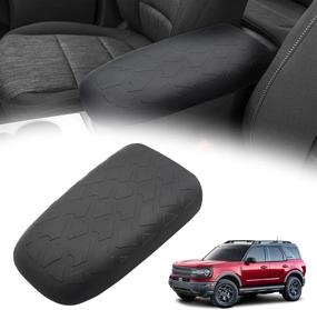 img 4 attached to 🚗 Enhance Your Ford Bronco Sport's Comfort with Kingsboomy Center Console Armrest Cover - 2021-2022, Soft Cushioned Pad, Scratch Resistant, Automotive Interior Accessory