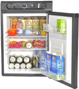img 4 attached to SMETA 2.1 Cu.Ft Propane Fridge With 3-Way Power Options - LPG/110V/12V Outdoors Refrigerator Without Freezer For Camping, RVs, Motorhomes, And Campervans In Black