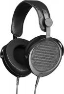 immerse yourself in unmatched sound quality with drop + hifiman he5xx planar magnetic over-ear open-back headphones in black logo