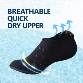 img 1 attached to Women'S & Men'S Water Shoes For Swimming, Beach, Quick-Dry Aqua Socks For Pool And Yoga Surfing