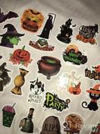 img 1 attached to 50-Pack Waterproof Pumpkin Stickers For Kids And Adults, Perfect For Scrapbooking, Water Bottles, And Halloween Decorations review by Kim Marshall