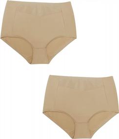 img 3 attached to Get Your Dream Shape With Be Shapy 7345 X2 Pack Colombian Shapewear - Tummy Control Panties For Women!