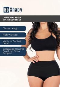 img 1 attached to Get Your Dream Shape With Be Shapy 7345 X2 Pack Colombian Shapewear - Tummy Control Panties For Women!