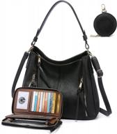 handbags for women large designer ladies hobo bag bucket purse faux leather logo