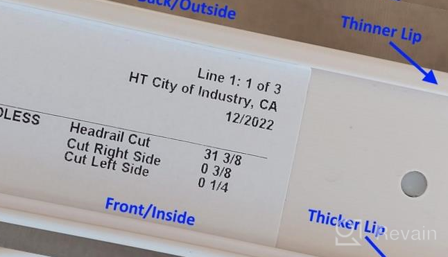 img 1 attached to Light Filtering Cordless Cellular Honeycomb Shade - 9/16" Single Cell, Sticks & Stones Design - 18" W X 48" H By BlindsAvenue review by Mike Hicks