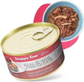 img 4 attached to Snappy Tom Lites Cat Food: Tantalizing Canned Tuna with Crab Meat, 3 oz