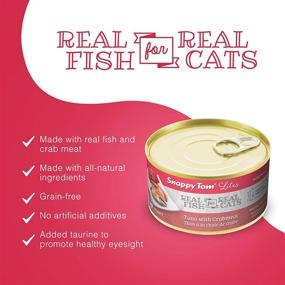 img 3 attached to Snappy Tom Lites Cat Food: Tantalizing Canned Tuna with Crab Meat, 3 oz