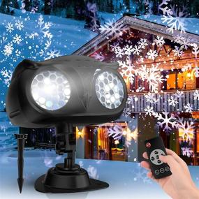 img 4 attached to Illuminate Your Outdoors This Christmas With NACATIN'S Upgraded Snowfall LED Projector Lights