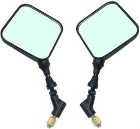 img 4 attached to 🔍 Enhance Your Suzuki Dual Sport Motorcycle: Earlyred Mirrors Compatible with DR 200 250 350 350 DRZ400 DRZ650 DR650