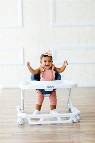 img 2 attached to 👶 Slate Joovy Spoon b Adjustable Baby Walker: Stationary Entertainer with Brake, Activity Center – The Perfect Playtime Companion!