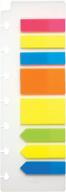 индивидуальные флаги tul для ведения заметок на дисках, 2,5 x 6,75 дюйма, разные цвета, упаковка из 200 шт. логотип