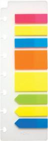 img 4 attached to TUL Custom Discbound Page Flags For Note-Taking System, 2.5" X 6.75", Assorted Colors, Pack Of 200