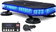 🔵 xprite blue led rooftop strobe beacon lights: an essential emergency warning lightbar for volunteer firefighter vehicles and trucks логотип