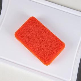 img 2 attached to ARCLIBER Silicone Scrubber Sponge - Heavy Duty Kitchen and Dish Scrubber (4 Pack)