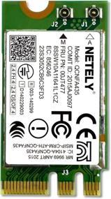 img 4 attached to 📶 NETELY NGFF M2 Беспроводной сетевой адаптер для ноутбука - 802.11AC 1x1 MIMO Bluetooth Wi-Fi карта - 150Мбит/с 2.4ГГц / 433Мбит/с 5ГГц - Bluetooth 4.1 - M2 Bluetooth беспроводной адаптер - FRU PN:00JT477, FRU PN:01AX709