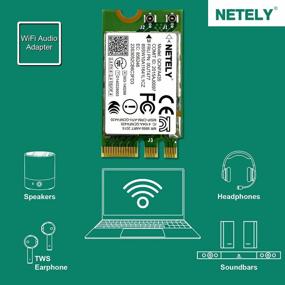 img 1 attached to 📶 NETELY NGFF M2 Беспроводной сетевой адаптер для ноутбука - 802.11AC 1x1 MIMO Bluetooth Wi-Fi карта - 150Мбит/с 2.4ГГц / 433Мбит/с 5ГГц - Bluetooth 4.1 - M2 Bluetooth беспроводной адаптер - FRU PN:00JT477, FRU PN:01AX709