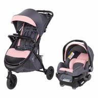 ultra pink baby trend tango 3 all-terrain stroller travel system w/ ally 35 infant car seat logo