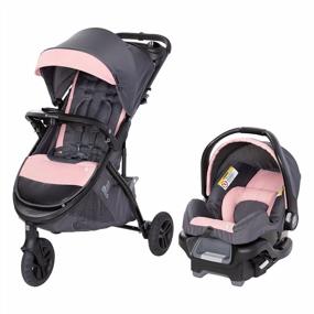 img 4 attached to Ultra Pink Baby Trend Tango 3 All-Terrain Stroller Travel System W/ Ally 35 Infant Car Seat