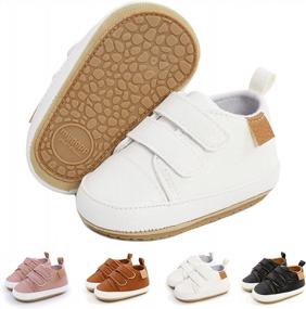 img 4 attached to Premium Soft Sole Tassels Prewalker Anti-Slip Shoes: Infant Baby Boys Girls Moccasins Sneakers First Walker Shoes
