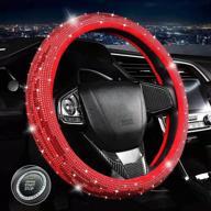 velvet diamond steering wheel cover for women men bling bling crystal sparkling steering wheel protector with black and white diamonds логотип