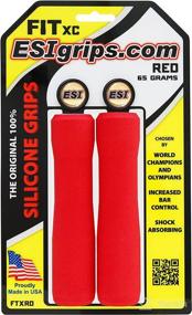 img 3 attached to 🚴 Enhance Your Riding Experience with ESI Fit Xc Handle Bar Tape Grips, 130mm, Red