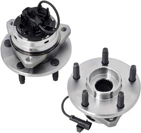 img 4 attached to 🔧 IronTek 513214x2 Front Wheel Hub Bearing Assembly for Chevrolet Malibu & Pontiac G6 - 5 Lugs w/ABS