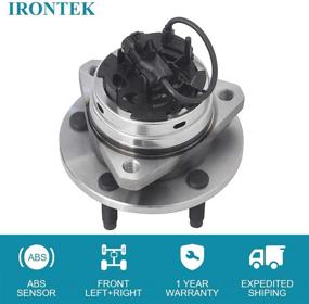 img 3 attached to 🔧 IronTek 513214x2 Front Wheel Hub Bearing Assembly for Chevrolet Malibu & Pontiac G6 - 5 Lugs w/ABS