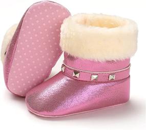 img 2 attached to BENHERO Booties Anti-Slip Shoes: Stylish Footwear for Newborn Toddler Boys at Boots!