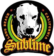 sublime black beach california sticker логотип