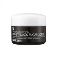 get silky skin: mizon honey black sugar scrub for effective exfoliation and moisturizing логотип