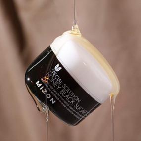 img 2 attached to Get Silky Skin: MIZON Honey Black Sugar Scrub For Effective Exfoliation And Moisturizing