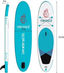 img 3 attached to Premium 10'6'' Inflatable SUP Board With Complete Accessories Kit For Ultimate Water Adventure