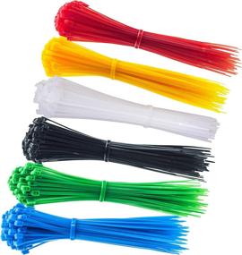 img 4 attached to Inch 120Pcs Nylon Cable Multi Colors