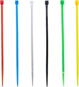 img 3 attached to Inch 120Pcs Nylon Cable Multi Colors