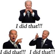 🎉 150-piece biden stickers - i did that, funny style b - mixed patterns logo