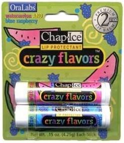 img 2 attached to 🍉 Oralabs ChapIce Lip Balm Watermelon and Blue Raspberry Crazy Flavors - 2 Sticks