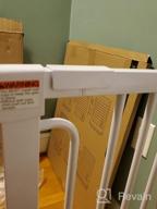 img 1 attached to Cumbor 29.5-57" Mom'S Choice Award-Winning Baby Gate For Stairs & Doorways: Wide, Tall & Safe For Pets & Kids! review by Kevin Garcia