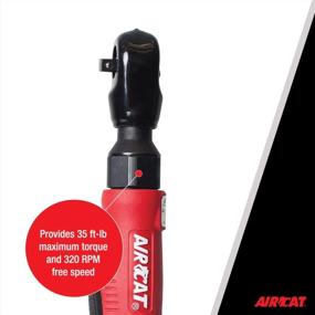 img 2 attached to High Performance Composite Ratchet: AIRCAT 800 With 1/4-Inch Drive, 320 RPM, And Up To 35 Ft-Lbs Maximum Torque