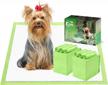 environmentally-friendly puppy pads: croci eco green dog pads - 50 disposable 22x23in plant-based pee pads for quick drying & leak-proof training results logo