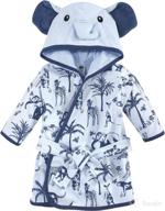 hudson baby unisex cotton bathrobe apparel & accessories baby boys and clothing logo