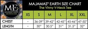 img 3 attached to Ethically Made Short Sleeve V-Neck Tee Shirt For Men - Majamas Vinny: ECO-Friendly And SEO Optimized